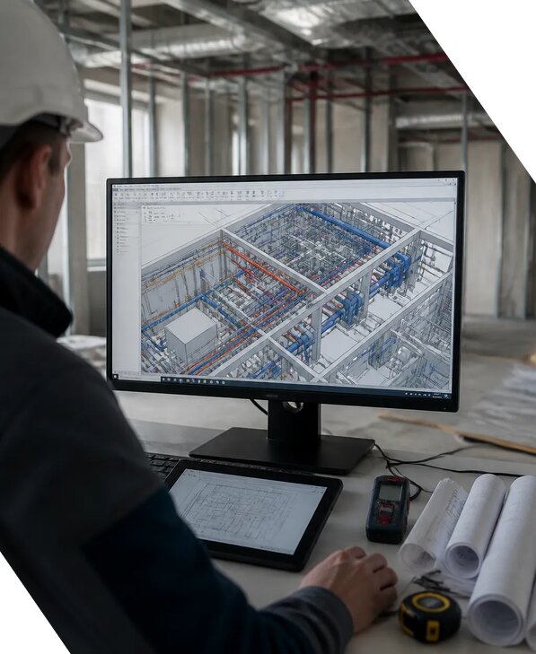 Создание BIM модели инженерных сетей для объектов в Сочи